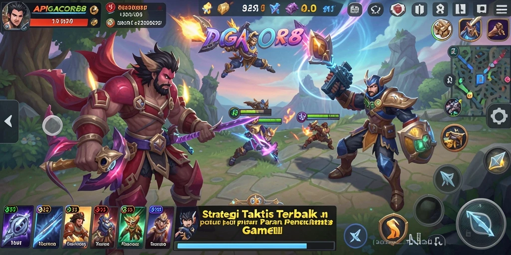 Tampilan gameplay strategis dari APIGACOR88 yang menantang.