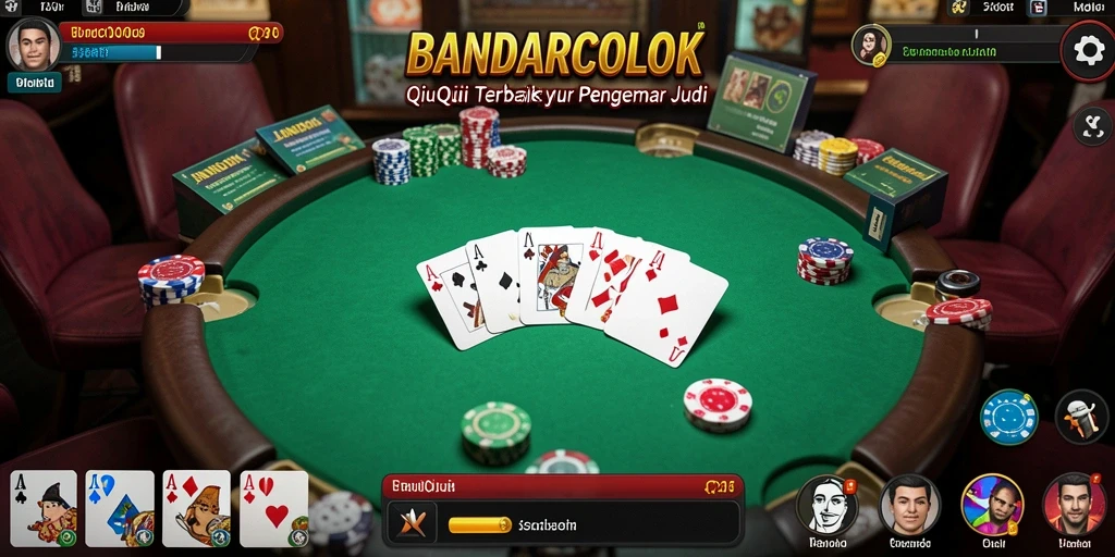Tampilan gameplay QiuQiu dalam BANDARCOLOK yang menarik dan interaktif.