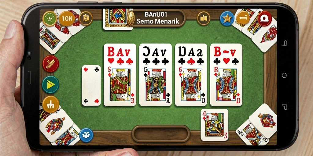 Tampilan gameplay Domino yang menarik dan seru di BARU01.