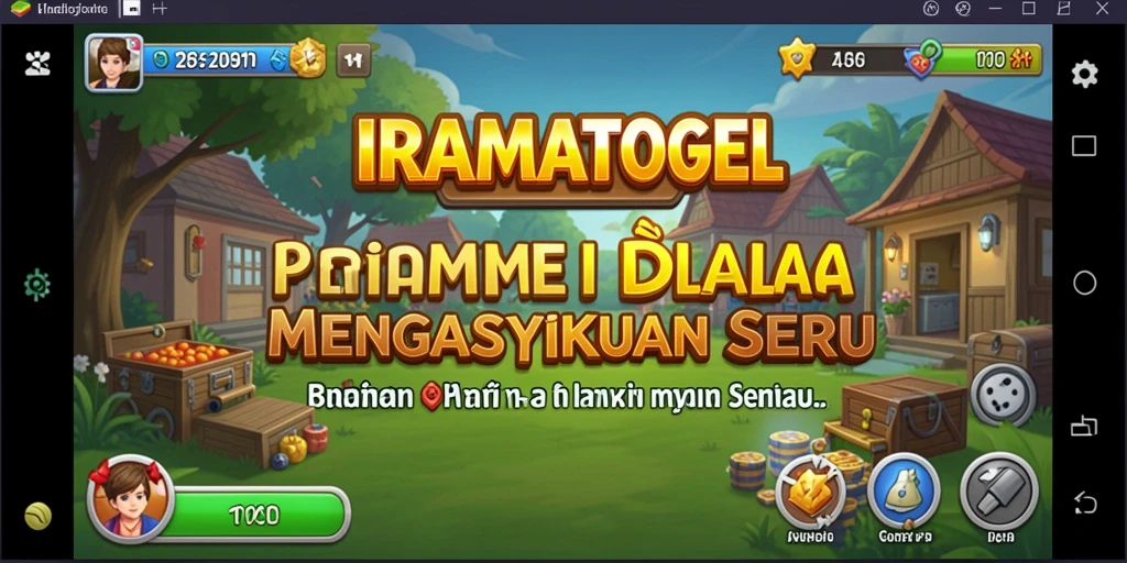 Tampilan gameplay IRAMATOGEL yang menawan dan menarik.